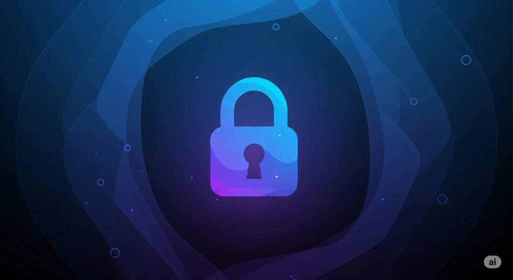 Um cadeado representando a privacidade dos usuários